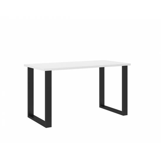 ALVI stół industrialny 138 x 67 cm biały